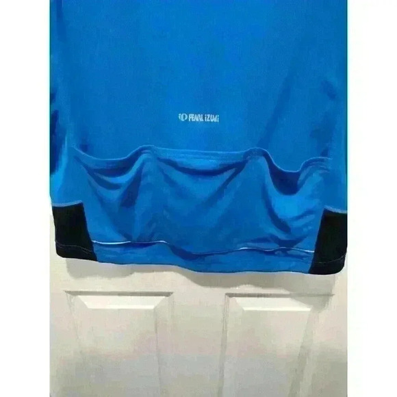 Pearl Izumi Select Cycling Jersey Size XL Blue White 1/2 Zip Select Series EUC - Picture 4 of 4